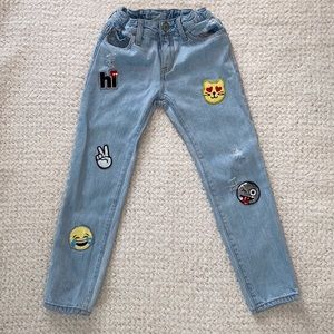 GAP JEANS WITH FUN PATCHES